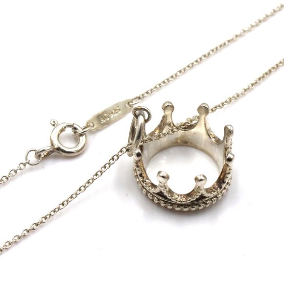 Tiffany & Co Crown charm necklace - Picture 5 of 6